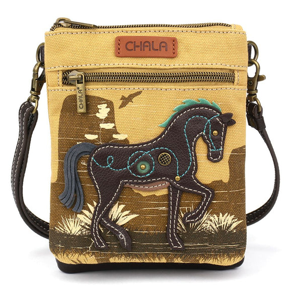 Safari Double Pocket Xbody - Horse