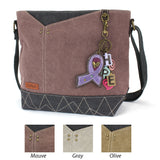 Prism Crossbody - Charming Charms Lavender Ribbon