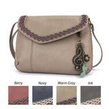 Braided Boho Crossbody - Metal Charming Clef