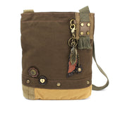 Patch Crossbody - Metal Feather