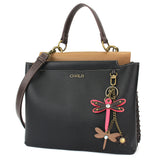 Charming Satchel - Mini Keychain Dragonfly Pink