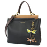 Charming Satchel - Mini Keychain Dragonfly Yellow