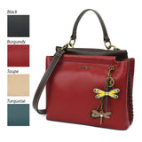 Charming Satchel - Mini Keychain Dragonfly Yellow