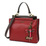 Charming Satchel - Mini Keychain Dragonfly Pink